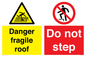 CV13232: Danger fragile roof - Do not step