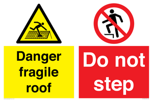 CV13232: Danger fragile roof - Do not step