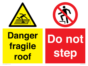 CV13232: Danger fragile roof - Do not step