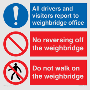 CV13392: Weighbridge combination sign