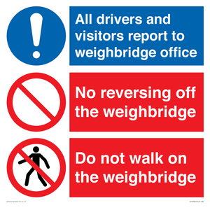 CV13392: Weighbridge combination sign