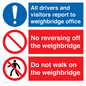 CV13392: Weighbridge combination sign