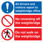 CV13392: Weighbridge combination sign