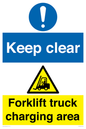 CV14095: Forklift charging area keep clear