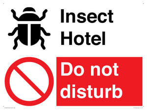 CV16875: Insect Hotel Do not disturb
