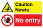 CV16887: Caution Newts No entry