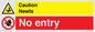 CV16887: Caution Newts No entry