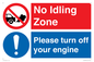 CV16903: No idling Zone - Please turn off your engine