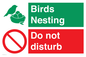 CV16925: Birds Nesting - Do not disturb