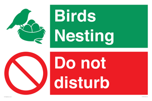 CV16925: Birds Nesting - Do not disturb