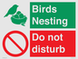 CV16925: Birds Nesting - Do not disturb