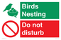 CV16925: Birds Nesting - Do not disturb