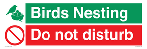 CV16925: Birds Nesting - Do not disturb