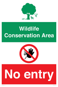 CV16954: Wildlife Conservation Area - No entry