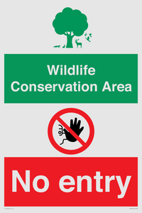 CV16954: Wildlife Conservation Area - No entry
