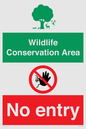 CV16954: Wildlife Conservation Area - No entry