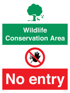 CV16954: Wildlife Conservation Area - No entry