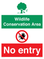CV16954: Wildlife Conservation Area - No entry