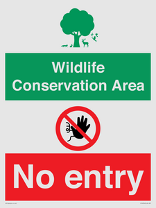 CV16954: Wildlife Conservation Area - No entry