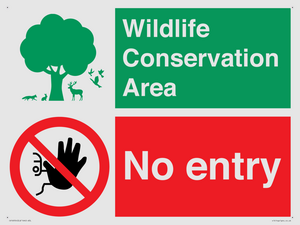 CV16954: Wildlife Conservation Area - No entry
