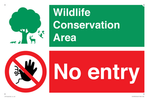 CV16954: Wildlife Conservation Area - No entry