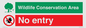 CV16954: Wildlife Conservation Area - No entry