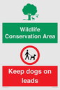 CV16963: Wildlife Conservation Area - Keep dogs on leads