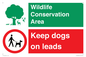 CV16963: Wildlife Conservation Area - Keep dogs on leads