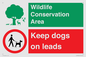 CV16963: Wildlife Conservation Area - Keep dogs on leads