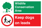 CV16963: Wildlife Conservation Area - Keep dogs on leads
