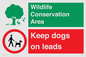 CV16963: Wildlife Conservation Area - Keep dogs on leads