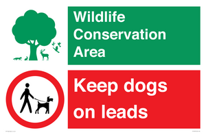 CV16963: Wildlife Conservation Area - Keep dogs on leads