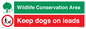 CV16963: Wildlife Conservation Area - Keep dogs on leads
