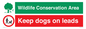 CV16963: Wildlife Conservation Area - Keep dogs on leads