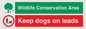 CV16963: Wildlife Conservation Area - Keep dogs on leads