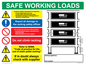 CV5196: Safe Working Load Racking Sign