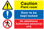 CV5294: Plant room combination sign