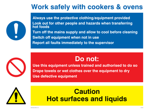 CV5379: Work safely with cookers and oven