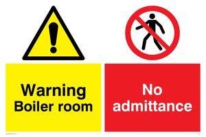 CV5386: Boiler room & No admittance