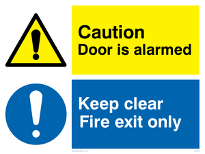 CV5408: Caution Door is alarmed
