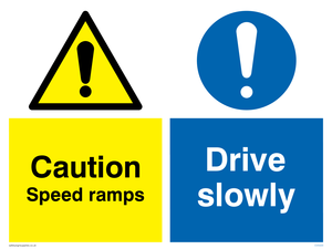 CV5420: Caution Speed ramps & Drive slowly