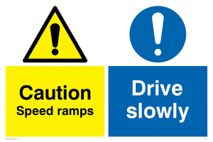 CV5420: Caution Speed ramps & Drive slowly