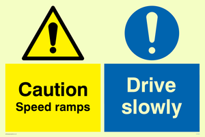 CV5420: Caution Speed ramps & Drive slowly