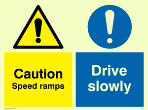 CV5420: Caution Speed ramps & Drive slowly