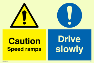 CV5420: Caution Speed ramps & Drive slowly