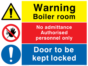 CV5467: Boiler room, No admittance & Door kept locked