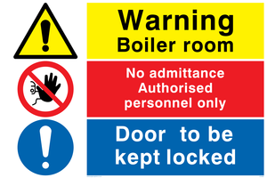 CV5467: Boiler room, No admittance & Door kept locked