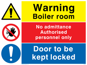 CV5467: Boiler room, No admittance & Door kept locked