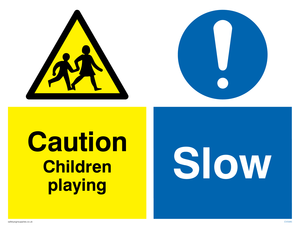 CV5585: Children playing Slow Combination Sign