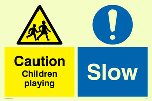 CV5585: Children playing Slow Combination Sign